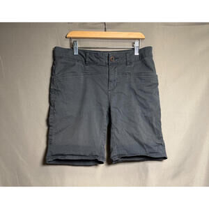 Black Diamond Women’s Outdoor Hiking Shorts Gray Stretch 9.5" Inseam Size 8